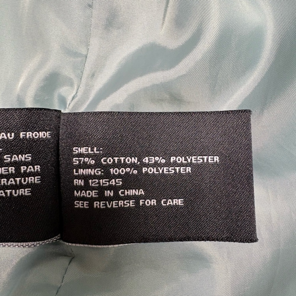 London Fog Sky Blue Trench Coat - Picture 9 of 11